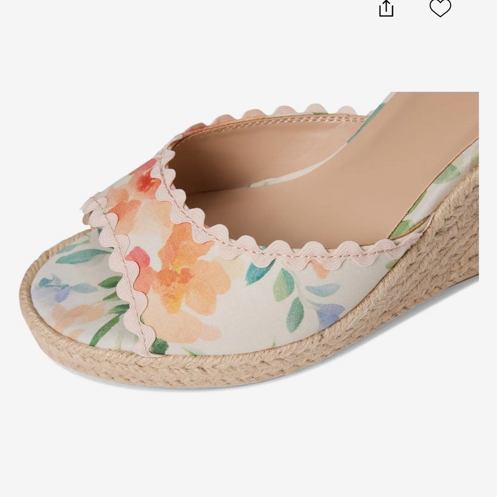 The Bandolino Kendri Floral Wedge Sandal Size 6 BRAND NEW - Picture 9 of 10